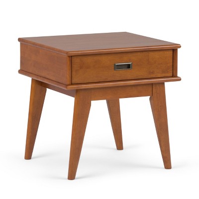Tierney Solid Hardwood Mid Century Side Table - Wyndenhall