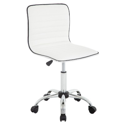 BestMassage Desk Chair Task Chair Office Vanity Chair Perfect for Home Offices or Studios, White