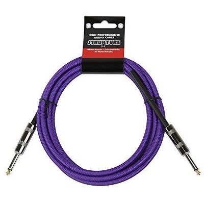 STRUKTURE 10'INSTRMT CABLE WOVEN PURPLE SC10PP
