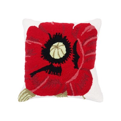 C&F Home Poppy Hooked Accent Pillow