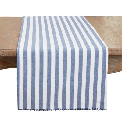 Saro Lifestyle Soothing Stripes Table Runner