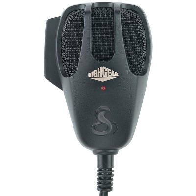 Cobra HighGear® M75 Premium Powered 4-Pin Replacement CB Microphone in Black