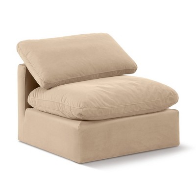 Meridian Furniture,Indulge Velvet Armless Chair