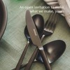 over&back 20pc Modern Flatware Set Matte - 4 of 4