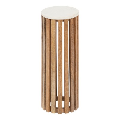 Kate and Laurel Paynter Round Wood Drink Table