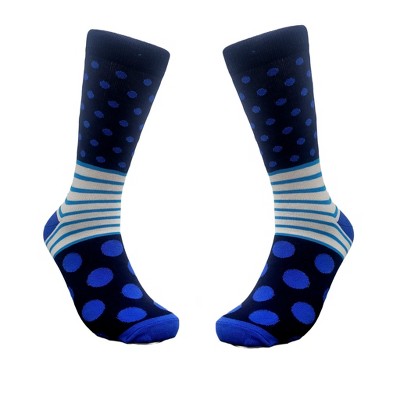 Stripes and Dot Patterned Socks (Women's Sizes, Adult Medium) from the Sock Panda
