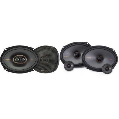 Kicker 51KSS269 KS-Series 6x9" and 2.75" 2-way Component System w/ 51KSC69304 6x9" 3 Way Coaxial Bundle