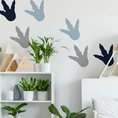 RoomMates Dino Feet Peel and Stick Wall Decal