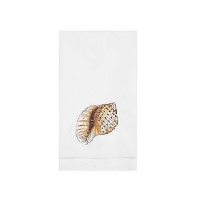 C&F Home Spotted Shell Woven Linen Kitchen Towel