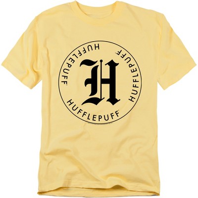 Harry Potter Hufflepuff Letter H Adult T-Shirt