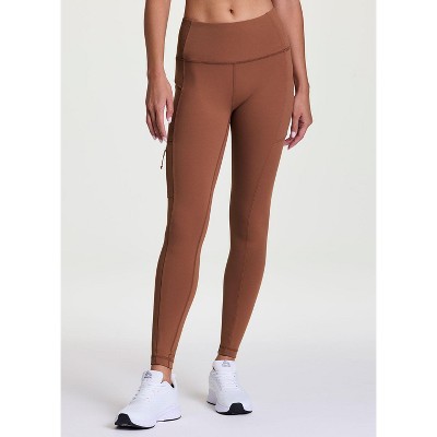 Avalanche Outdoor Zip Pocket Legging, Full Length Squat Proof Leggings for Hiking, Workouts, Loungewear