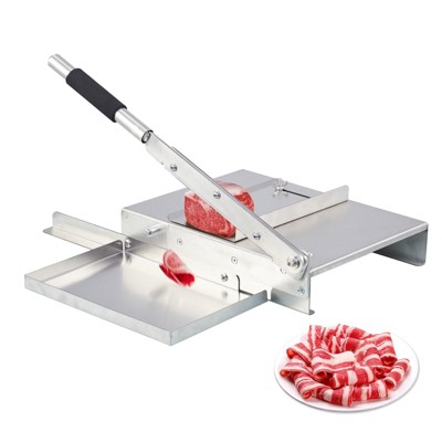 Blade family restaurant manual meat slicer, portable frozen meat slicer, stainless steel vegetable slicer, beef and lamb roll slicer