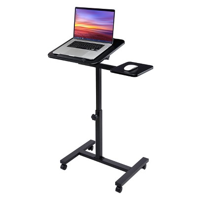 Seville Classics 26" Tilting Mobile Desk Cart with Mouse Pad