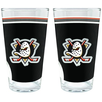 NHL Anaheim Ducks 2pc Pint Glass Set