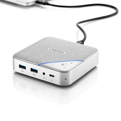 SideTrak Speakerphone Hub Docking Station with 360 Degree Sound Input and Smart Noise Cancelation
