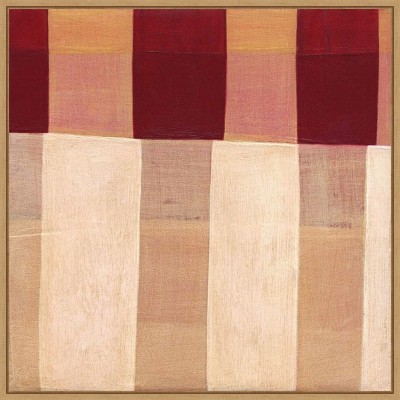 Amanti Art Broken Stripes 1 by Laura Nugent Canvas Wall Art Print Framed 22 x 22-in.