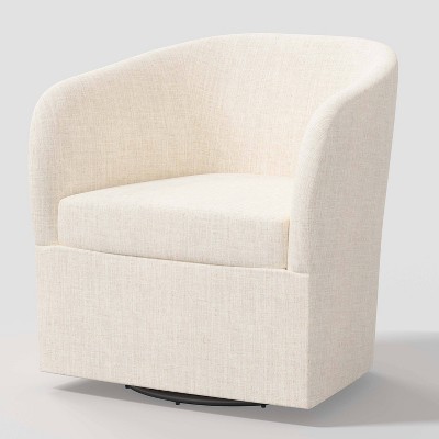 Rhea Swivel Chair in Linen - Threshold™