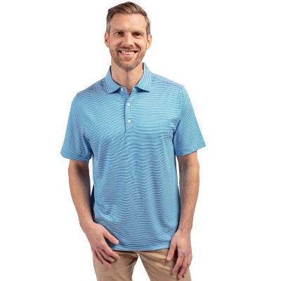Cutter & Buck Forge Eco Double Stripe Stretch Recycled Mens Polo