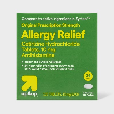 Cetirizine Hydrochloride Allergy Relief Tablets - up&up™