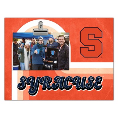 8'' x 10'' NCAA Syracuse Orange Picture Frame: MDF Easel Back, Holds 4x6 Photo