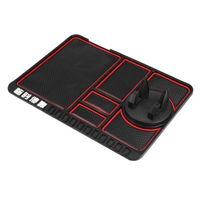 Unique Bargains Non-Slip Car Dashboard Multifunctional Keys Cell Phone Holder Pad 9.65"x7.09"