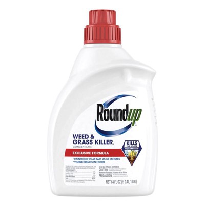 Roundup Weed and Grass Killer Concentrate - Case of 6 - 0.5 gal