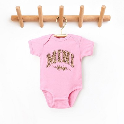 The Juniper Shop Mini Leopard Lightning Bolt Baby Bodysuit