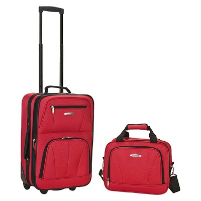 Rockland Rio 2pc Softside Carry On Luggage Set