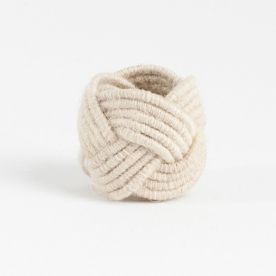 Saro Lifestyle Braided Jute Napkin Ring (set of 4)