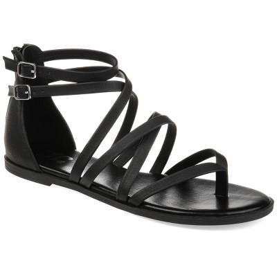 Journee Collection Women's Zailie Gladiator Flat Sandals