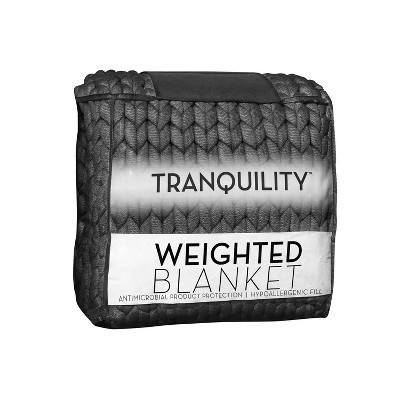 48"x72" 12lbs Chunky Knit Weighted Blanket - Tranquility