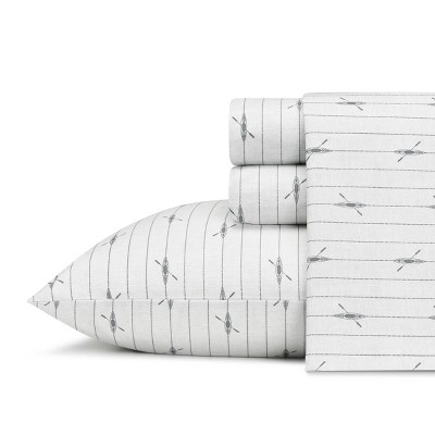Printed Pattern Percale Cotton Sheet Set - Eddie Bauer