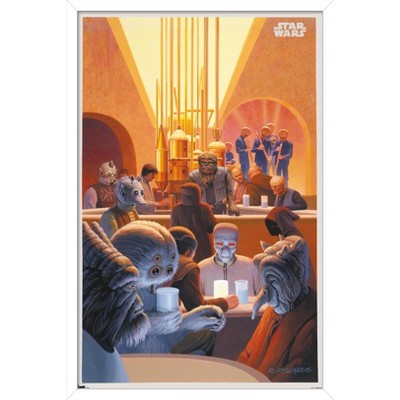 Trends International Star Wars: Tatooine - Cantina Framed Wall Poster Prints