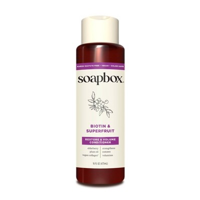 Soapbox Biotin and Superfruit Blend Volumizing Conditioner - 16 fl oz