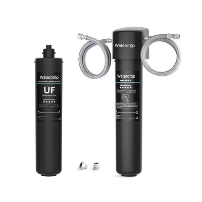 Waterdrop 15UA Under Sink Water Filter System, Under Counter Water Filter Direct Connect to Kitchen Faucet, Extra RF15 Replacement Filter