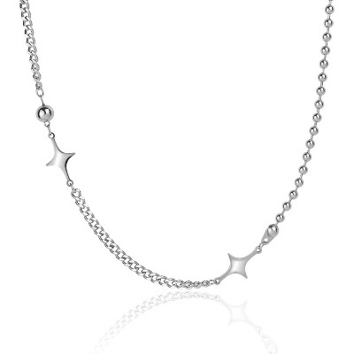 Y2K Irregular Collar Chain Necklace - Versatile Silver Fashion Jewelry for Women