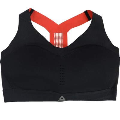 Reebok Womens Purmove Sports Bra, Black, XS/S