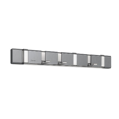 UNISOAR Metal Wall Hooks with LED Night Light for Kitchen Bathroom, Living Room, Hall Way