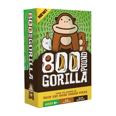 Dolphin Hat Games 800 Pound Gorilla Card Game: Educational Problem-Solving Action for 3-8 Players, Includes Instructions
