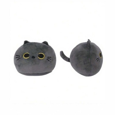 BABYYER 3.93" Black Cat Pillow, Soft Plush Toy, Cat Stuffed Animals, Cute Plush Toys, Kids Gifts For Birthday Holiday, Home&Backpack Decor