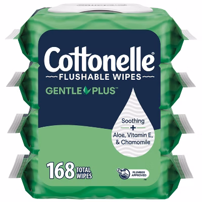 Cottonelle GentlePlus Flushable Wipes