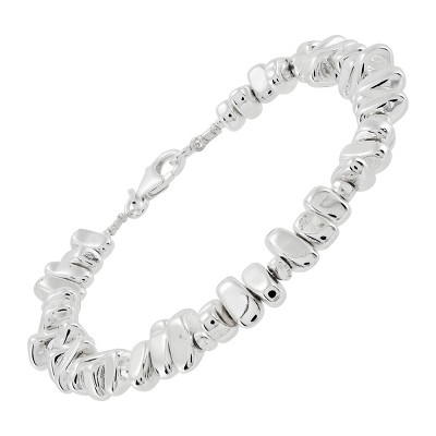 Silpada 'Collected Beauty' Sterling Silver Hematite Bracelet. 7.5"
