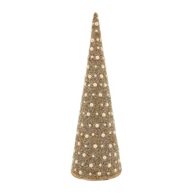 Saro Lifestyle Sparkling Beaded Holiday Tree