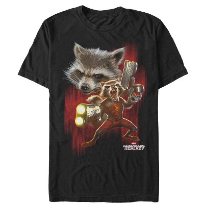 Men's Marvel Guardians of the Galaxy Rocket Fight T-Shirt