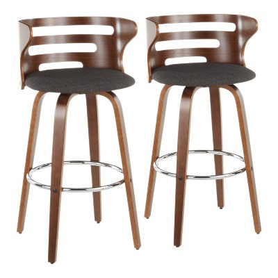 Set of 2 Cosini Upholstered Barstools - Lumisource