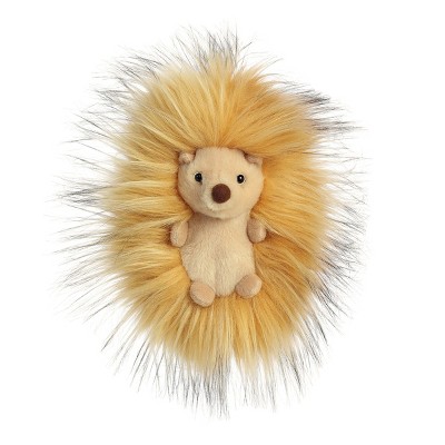 Aurora Luxe Boutique 6" Woody Hedgehog Brown Stuffed Animal