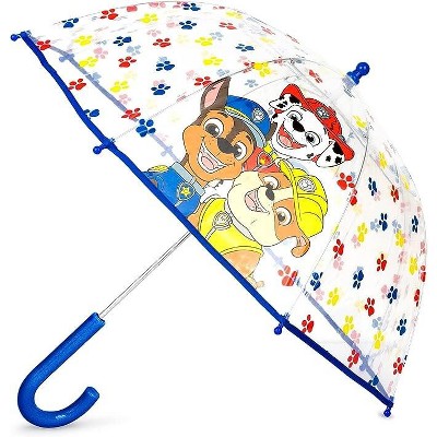 Paw Patrol Kids Clear Bubble Umbrella- Ages 3-10