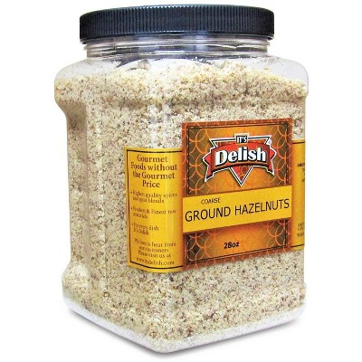 Ground Hazelnuts by It's Delish, 28 Oz Jumbo Reusable Container