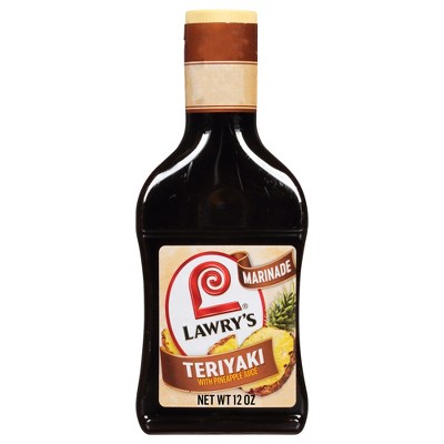 Lawry's Teriyaki With Pineapple Juice Marinade - 12 fl oz