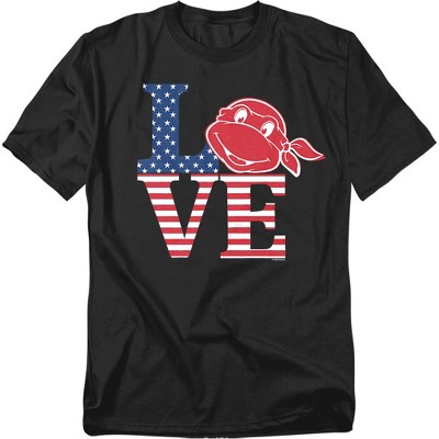 Men's Teenage Mutant Ninja Turtles Love 4th Of July T-Shirt